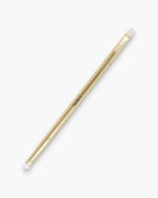 Seint Etch Brush — slim gold dual-ended liner brush with angled flat tip and small rounded diffuser end