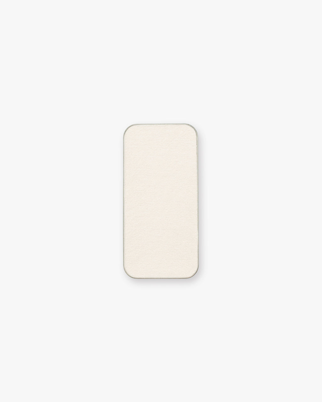 Seint Setting Powder in Feather Blotting Dust — bare rounded-rectangle pan of finely milled off-white powder