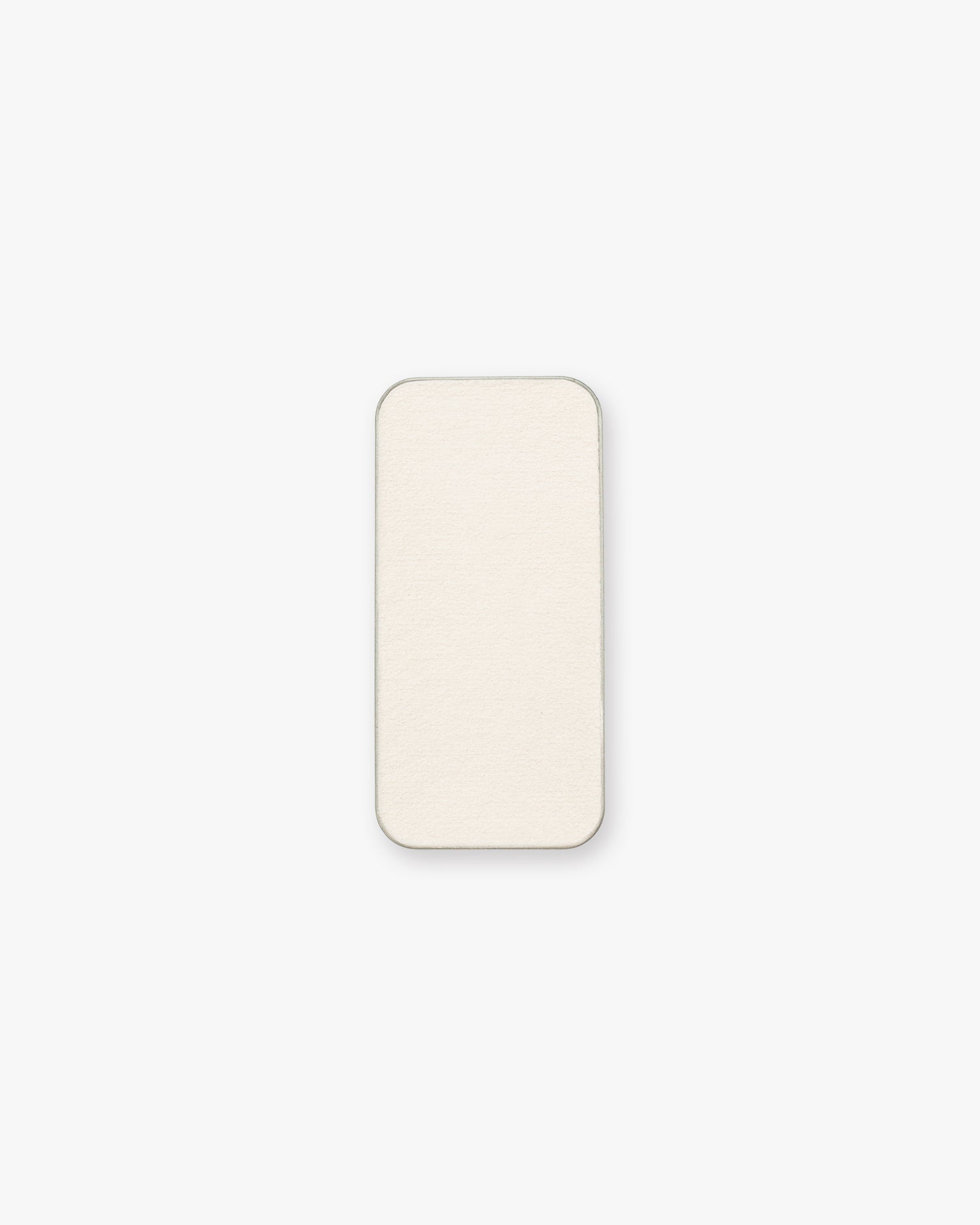 Seint Setting Powder in Feather Blotting Dust — bare rounded-rectangle pan of finely milled off-white powder